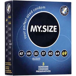 My Size Презервативи "my size" 3 бр. 69 мм. за пениси 14 - 15 см