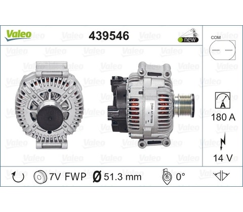Alternátor VALEO 439546