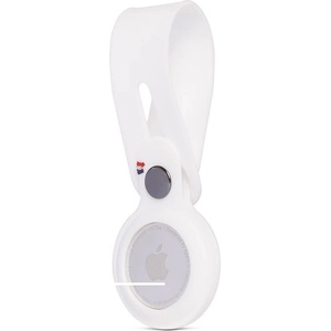 Decoded Силиконова каишка за Apple AirTag - Decoded AirTag Silicone Loop (бял) (D21ATSL1WE)