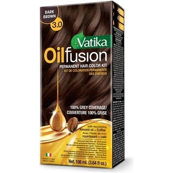 Dabur Vatika Oil fusion dark brown tmavá hnědá 108 ml