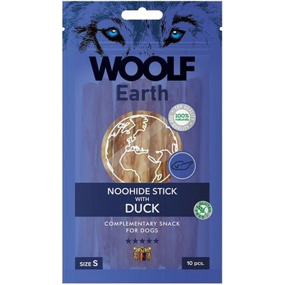 WOOLF Earth Noohide Stick with Duck 90 g