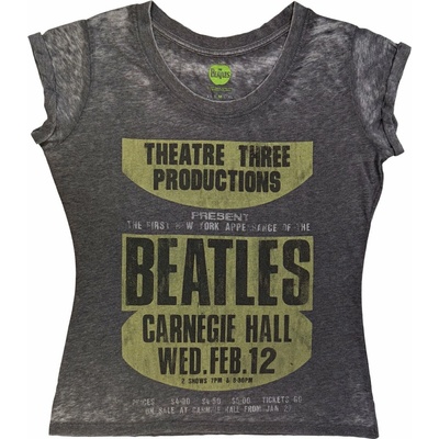 The Beatles Tričko Carnegie Hall Žena Šedá