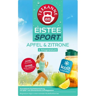 TEEKANNE Ice Tea Sport Apple Lemon with Magnesium 18 dvoukomorových sáčků