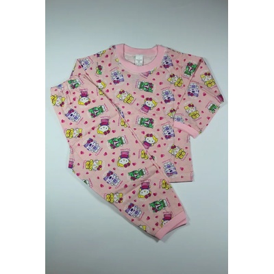 БЕЙБ ФЕШЪН ЕООД Пижама с дълъг ръкав за момиче, 86