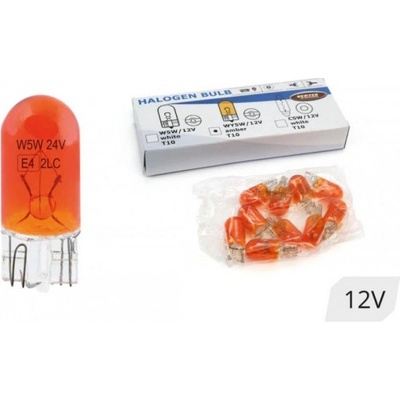 AMiO WY5W T10 5W W2,1x9,5d ŽLTÉ 12V 10szt.