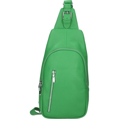 FashionM.cz Cork and Leather Butique Prague crossbody kabelka Charlie Green