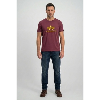 Alpha Industries tričko BASIC burgundy