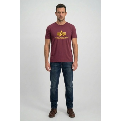 Alpha Industries tričko BASIC burgundy