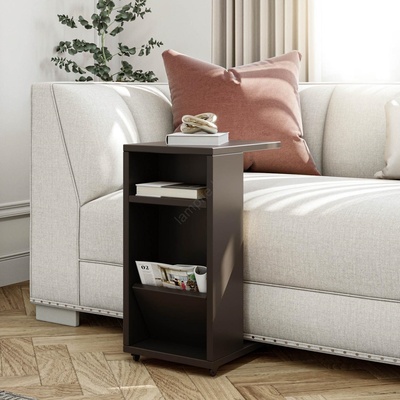 Asir Помощна масичка FILINTA 63x40 cм антрацит (AS1201)