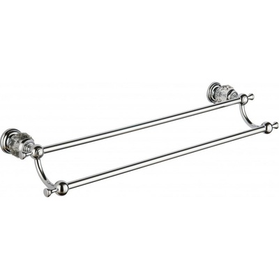 Mexen Estela двойна закачалка за кърпи, хром - 7011525-00 (7011525-00)