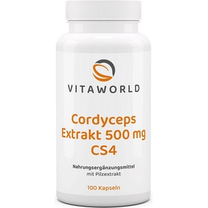 vitaworld Имунитет - Екстракт от гъба Кордицепс CS4, 500 mg x 100 капсули (09202923 VW)