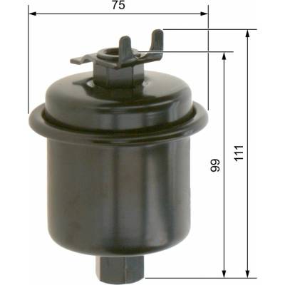 Palivový filter F5916 BOSCH 0450905916