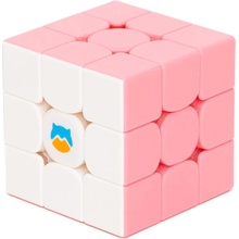 MonsterGo Cloud V3 Rubikova kostka 3x3x3 růžovo-bílá