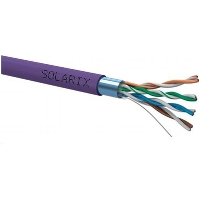 Solarix SXKD-6-FTP-LSOH-1m) CAT6 FTP LSOH 1m fialový