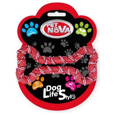 PET NOVA DOG LIFE STYLE Psie lano kosť 20 cm