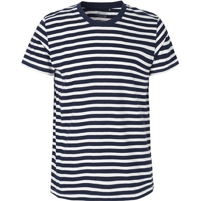 Neutral pánske tričko NE61001 white navy striped