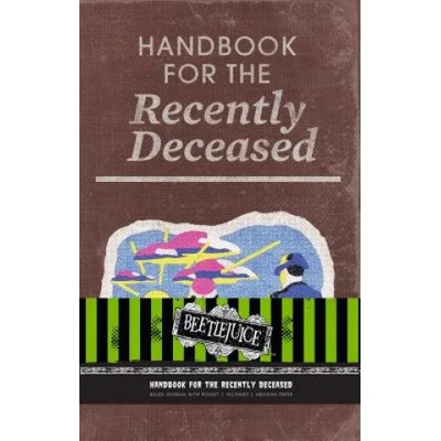 Insight Editions Beetlejuice: Handbook for the Recently Deceased Hardcover Ruled Journal | Insight Editions