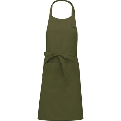 Kariban Zástěra Kariban K885 s laclem COT20K88508199-light khaki