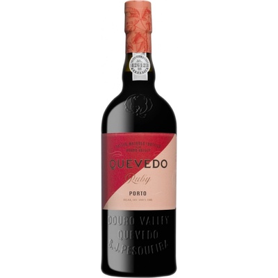 Porto Quevedo Ruby Port 19% 0,75 l (dárkové balení 2 sklenice)