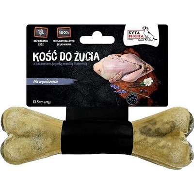 Syta micha Kosť s bažantom vanilkou levanduľou a čučoriedkami 13,5 cm