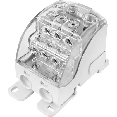 Eleman Blok pro rozdělení fází PDB 400 1pól., 400A, 690V, šedý/průhl. víko, DIN, 4010