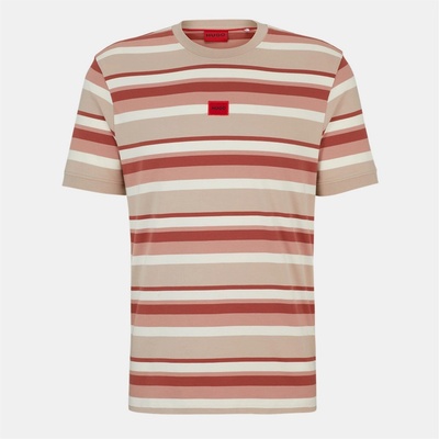 Hugo Тениска Hugo Men's Oversized T-Shirt - Pink/White 963