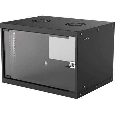 Intellinet 714143 6U стенен шкаф 54/40 черен плосък (714143)