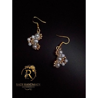 Radi handmade Обици с бели перли (473 Рћ)