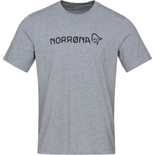 Viking pánske tričko Norrona /29 Cotton Norrøna T-shirt sivá