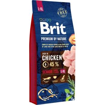 Brit Premium by Nature Senior L/XL - За възрастни кучета от големи и гигантски породи