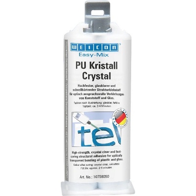 WEICON Easy-Mix PU Krystal polyurethanové lepidlo 50 ml