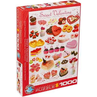 EUROGRAPHICS Пъзел Eurographics от 1000 части - Сладкиши за Свети Валентин (EG60000431)