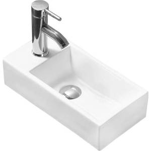 Mexen Inez 45x25 cm right white (21434500R)