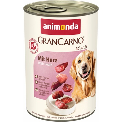 Animonda GranCarno Original srdce 12 x 400 g