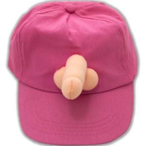  Шапка с плюшен пенис, розова - Pink Penis Cap (D-236731)