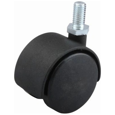 Strong Koliesko 40 mm otočné s čapom M8 x 15 / čierne