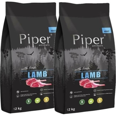 Dolina Noteci Piper Animals Adult s jehnětem 2 x 12 kg
