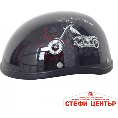 Paolo Каска за мотор - 2499 мотор - черен гланц (72043)