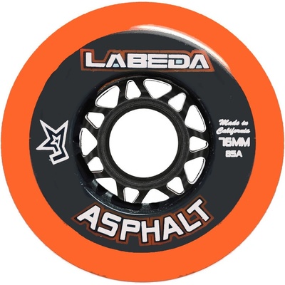 Labeda Asphalt Orange 76 mm 85A 4 ks