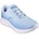 Skechers Дамски маратонки Skechers Ombre Engineered Mesh Lace-Up W Ai Slip On Trainers Womens - Light Blue