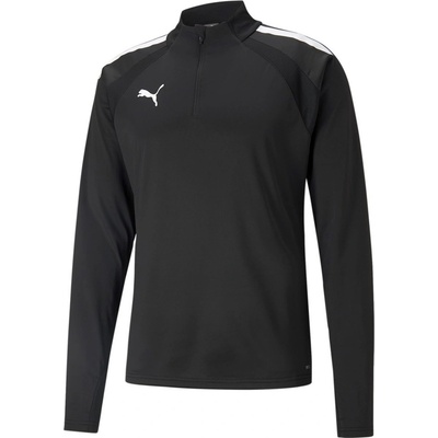 Puma TEAMLIGA 1/4 ZIP TOP čierna 657236-03