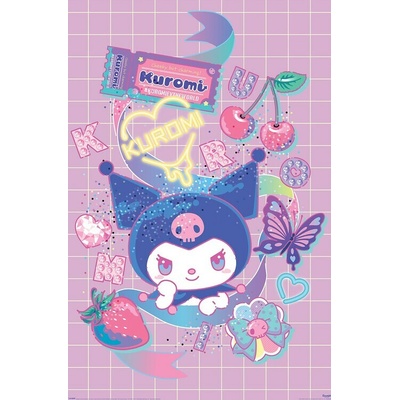 Plagát, Obraz - Sanrio - Kuromi Mood, 61 × 91.5 cm
