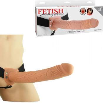 Image 1 of Пенис колан с кухо дилдо, 29см. - Hollow Strap-On Flesh (D-236555)