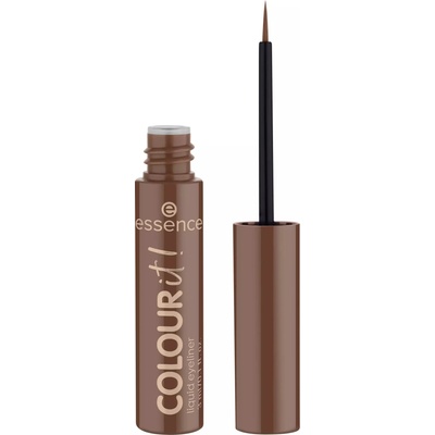 essence COLOUR it! tekuté linky na oči 05 Chocolate Brown 3 ml