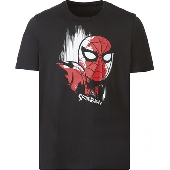 Spiderman pánské pyžamové triko kr.rukáv černé