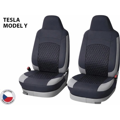 Autopoťah Cappa Perfetto OLH Tesla Model Y černá / šedá 2ks