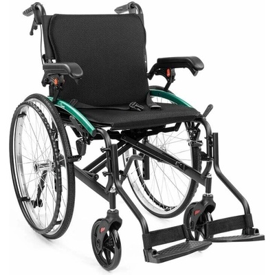 Timago ultraľahký invalidný vozík ACTIV-TIM šírka 46 cm čierny pevné kolesá