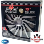 ArgoCar Тас Argo -BOX- 15" 15516K - KENDO SILVER BLACK ('252127)