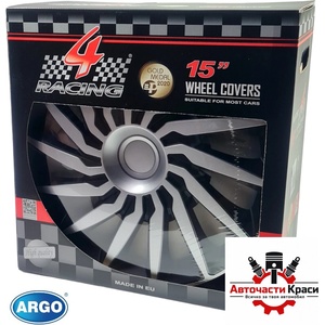 ArgoCar Тас Argo -BOX- 15" 15516K - KENDO SILVER BLACK ('252127)