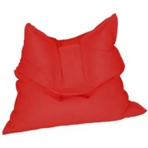Pufrelax Пуф Голяма възглавница, 350л. , Magic Pillow - Panama Red, Перящ се калъф, Водоустойчив, Пълнеж от Полистиролни перли